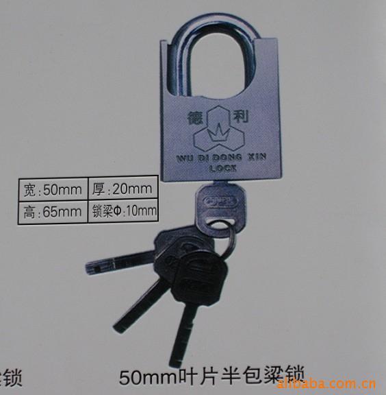 50mm葉片半包梁表箱掛鎖,東新鎖業(yè)是一把鑰匙通開(kāi)鎖,通用掛鎖